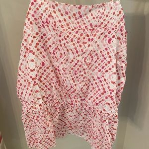Banana Republic White and Red Tank Top